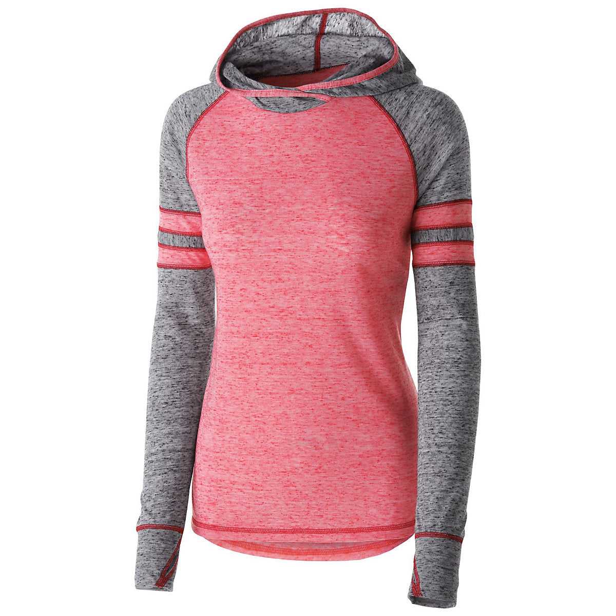 Holloway 229949 Girls Advocate Hoodie - Scarlet Black - HIT a Double