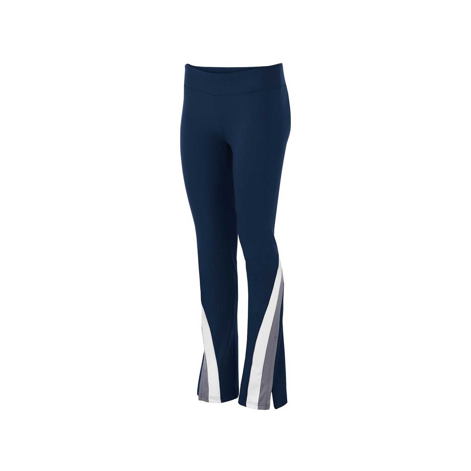 Holloway 229973 Girls' Aerial Pant - Navy Graphite White - HIT a Double
