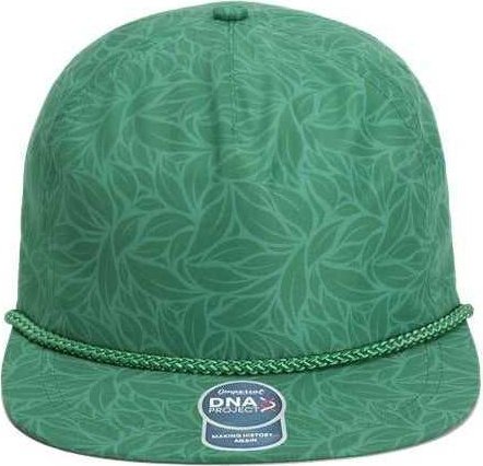 Imperial DNA010 The Aloha Rope Cap - Green Floral - HIT a Double