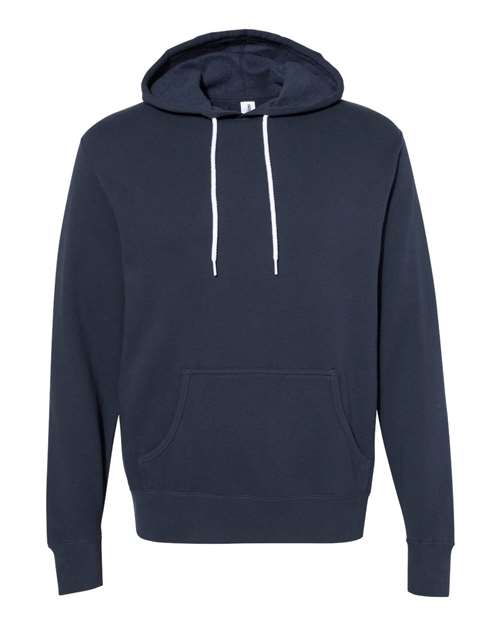 Independent Trading Co AFX90UN Unisex Lightweight Hooded Sweatshirt - Slate Blue - HIT a Double