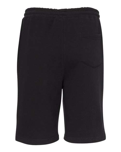 Independent Trading Co IND20SRT Midweight Fleece Shorts - Black - HIT a Double