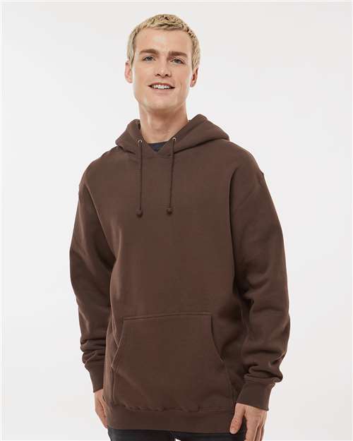 Independent Trading Co IND4000 Heavyweight Hooded Sweatshirt Brown
