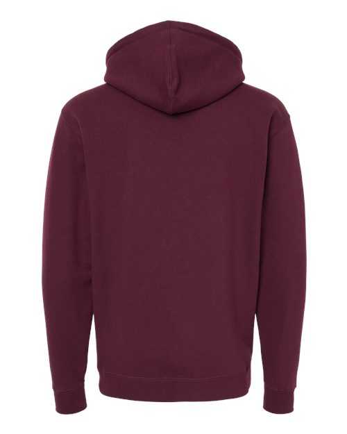 Independent Trading Co IND4000 Heavyweight Hooded Sweatshirt - Maroon - HIT a Double