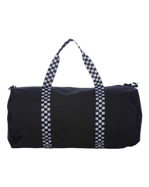 Independent Trading Co INDDUFBAG 29L Day Tripper Duffel Bag - Black Checker Strap - HIT a Double
