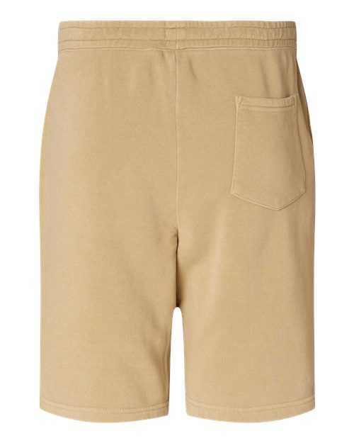 Independent Trading Co PRM50STPD Pigment-Dyed Fleece Shorts - Pigment Sandstone - HIT a Double