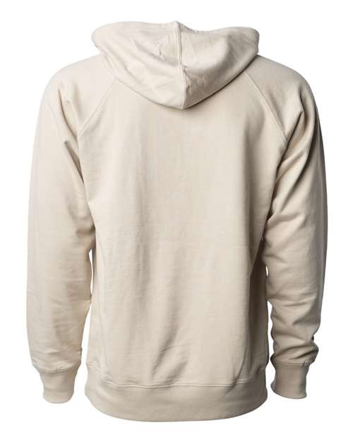 Independent Trading Co SS1000 Icon Unisex Lightweight Loopback Terry Hooded Sweatshirt - Sand - HIT a Double