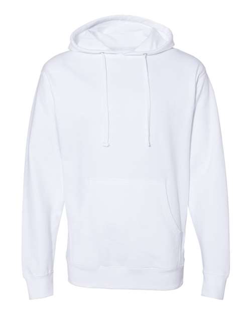 Independent Trading Co SS4500 Midweight Hooded Sweatshirt - White - HIT a Double
