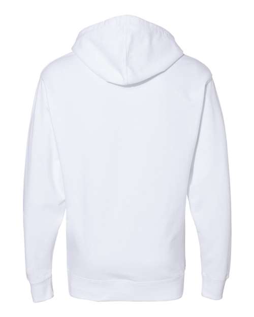 Independent Trading Co SS4500 Midweight Hooded Sweatshirt - White - HIT a Double