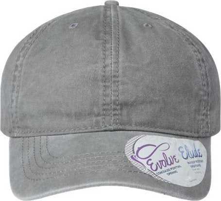 Infinity Her CASSIE Women's Pigment-Dyed Fashion Undervisor Cap - Light Gray/ Polka Dots - HIT a Double - 1