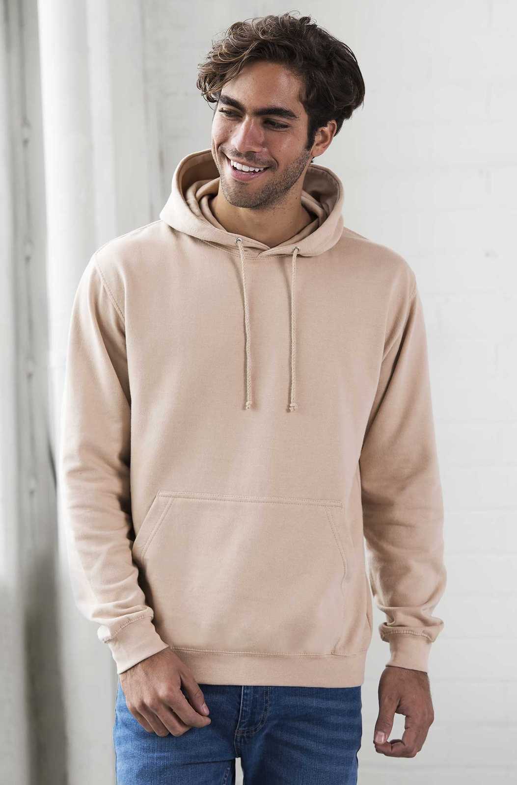 Just Hoods JHA001 College Hoodie - Nude - HIT a Double
