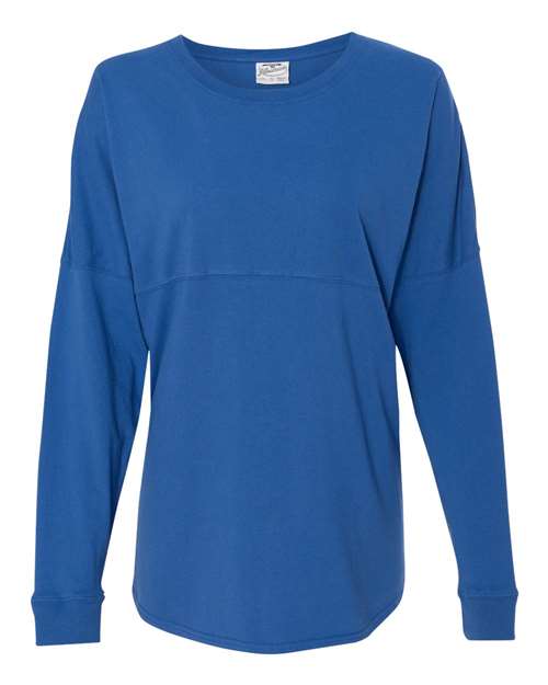 J. America 8229 Unisex Game Day Jersey Long Sleeve T-Shirt - Royal - HIT a Double - 1