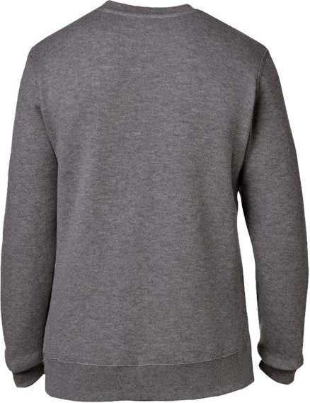 J. America 8424 Premium Fleece Crewneck Sweatshirt - Charcoal Heather - HIT a Double - 1