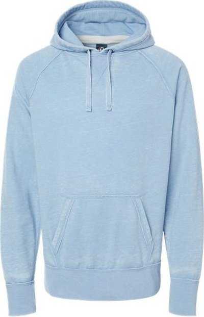 J. America 8915 Vintage Zen Fleece Hooded Sweatshirt - Chambray" - "HIT a Double