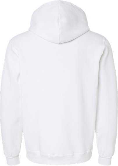 Jerzees 700MR Eco Premium Blend Ringspun Hooded Sweatshirt - White - HIT a Double - 1