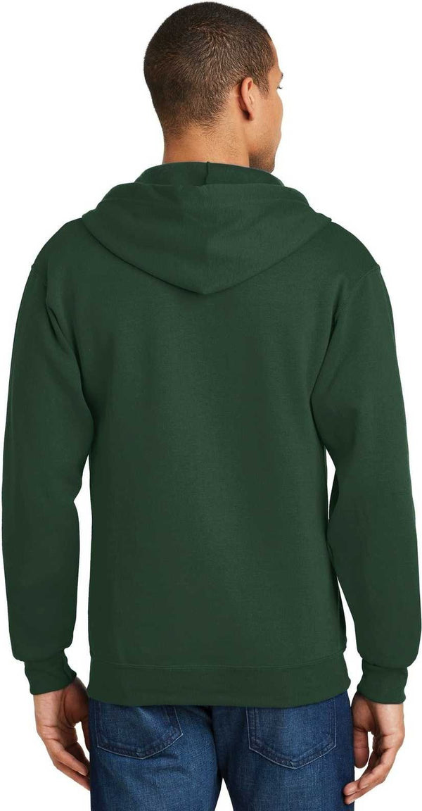 Jerzees full zip hooded sweatshirt outlet