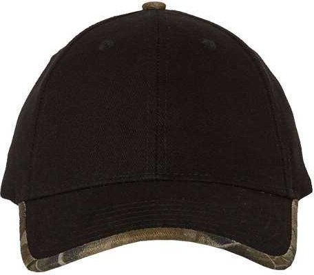 Kati LC26 Camo-Trimmed Cap - Black Realtree Hardwood - HIT a Double