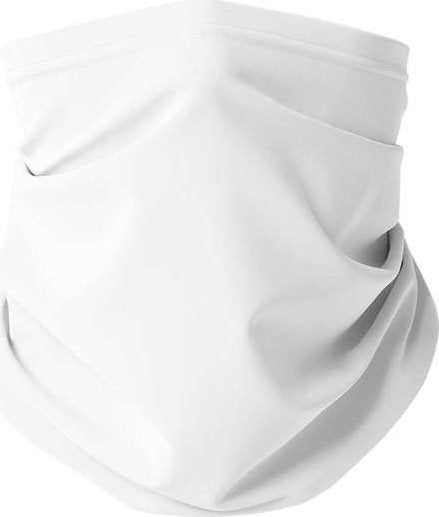 Gaiter King GKNG Antimicrobial Neck Gaiter - White - HIT a Double