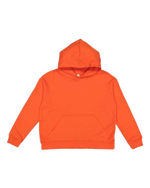 Lat 2296 Youth Pullover Hooded Sweatshirt - Orange - HIT a Double