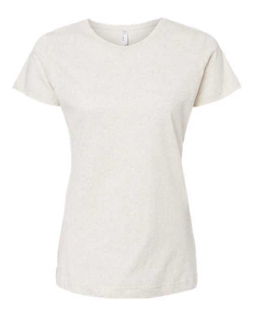 Lat 3516 Women's Fine Jersey Tee - Natural Heather - HIT a Double
