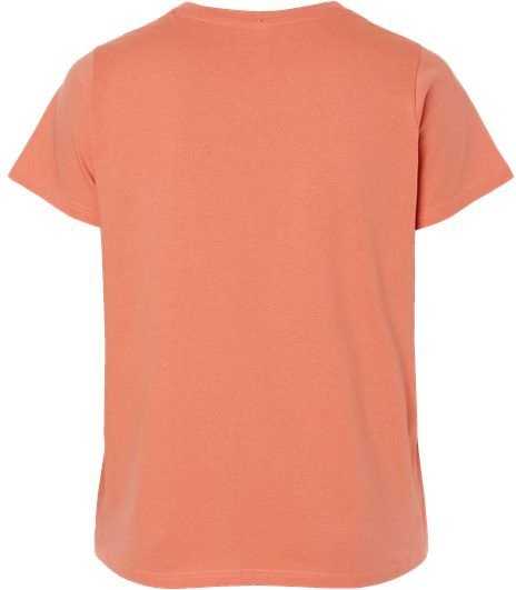 Lat 3816 Curvy Collection Women's Fine Jersey Tee - Sunset" - "HIT a Double