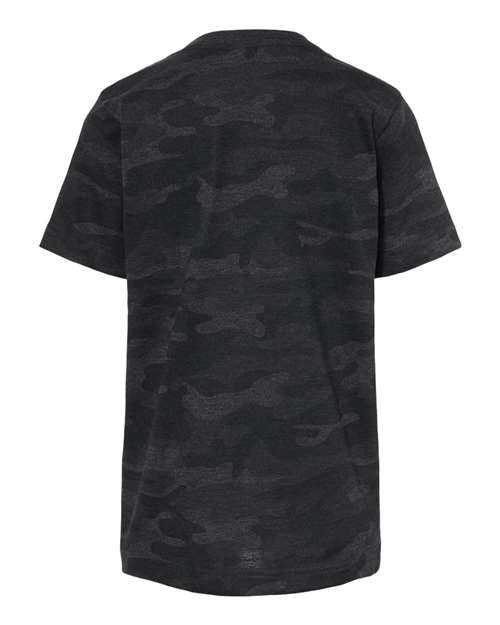 Lat 6101 Youth Fine Jersey Tee - Storm Camo - HIT a Double