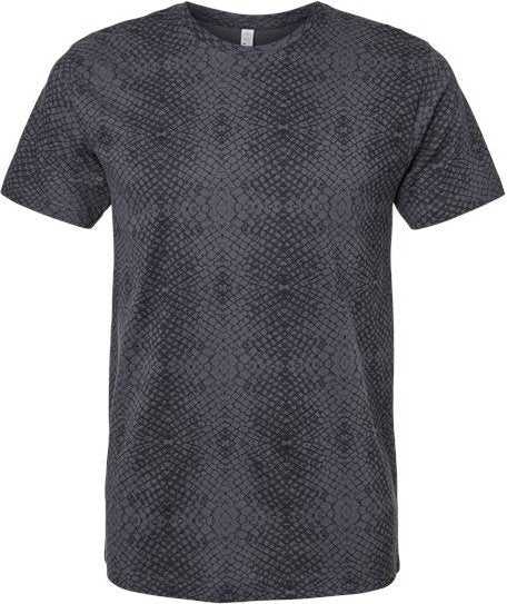 Lat 6901 Fine Jersey Tee - Black Reptile" - "HIT a Double