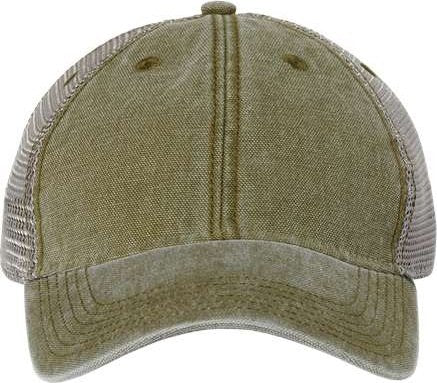 Legacy DTA Dashboard Trucker Cap - Olive Grey - HIT a Double
