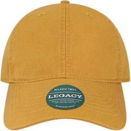 Legacy EZA Relaxed Twill Dad Cap - Mustard - HIT a Double - 1