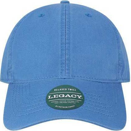 Legacy EZA Relaxed Twill Dad Cap - Pacific Blue - HIT a Double - 1