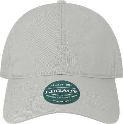 Legacy EZA Relaxed Twill Dad Cap - Silver - HIT a Double - 1