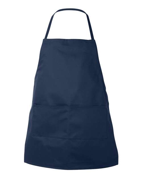 Liberty Bags 5502 Two-Pocket Butcher Apron - Navy - HIT a Double