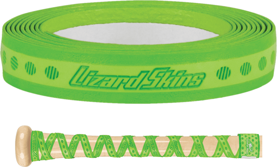 Lizard Skins Ultra X Bat Grip - Lucky Green" - "HIT a Double
