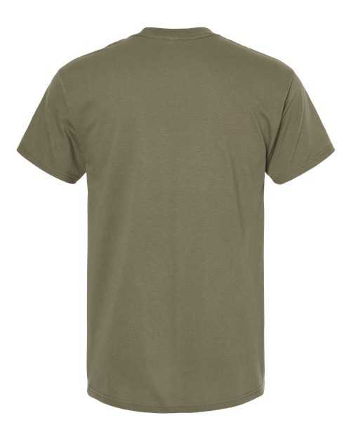 M&amp;O 4800 Gold Soft Touch T-Shirt - Military Green - HIT a Double