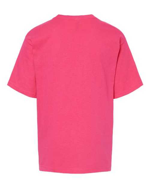 M&O 4850 Youth Gold Soft Touch T-Shirt - Heliconia - HIT a Double