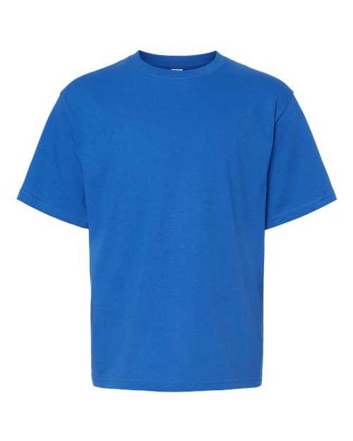 M&O 4850 Youth Gold Soft Touch T-Shirt - Royal - HIT a Double