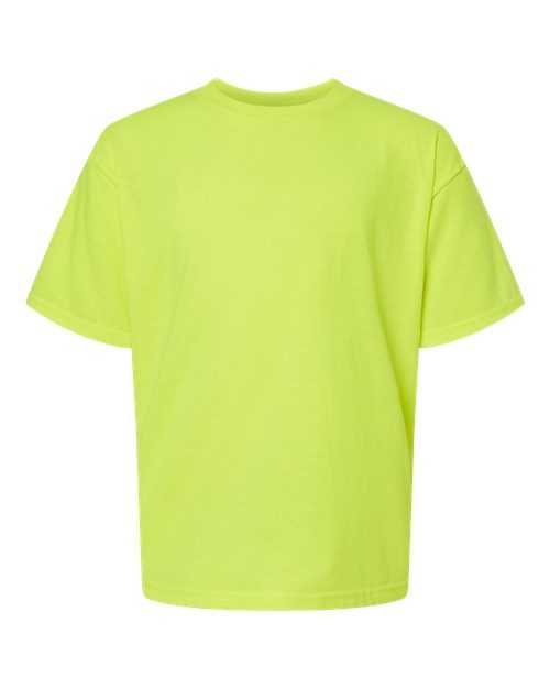 M&O 4850 Youth Gold Soft Touch T-Shirt - Safety Green - HIT a Double