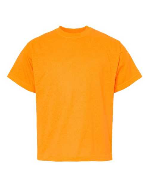 M&amp;O 4850 Youth Gold Soft Touch T-Shirt - Safety Orange - HIT a Double