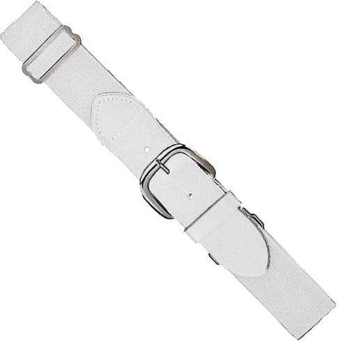 Martin Baseball Leather Tab Adjustable Belts - White - HIT a Double