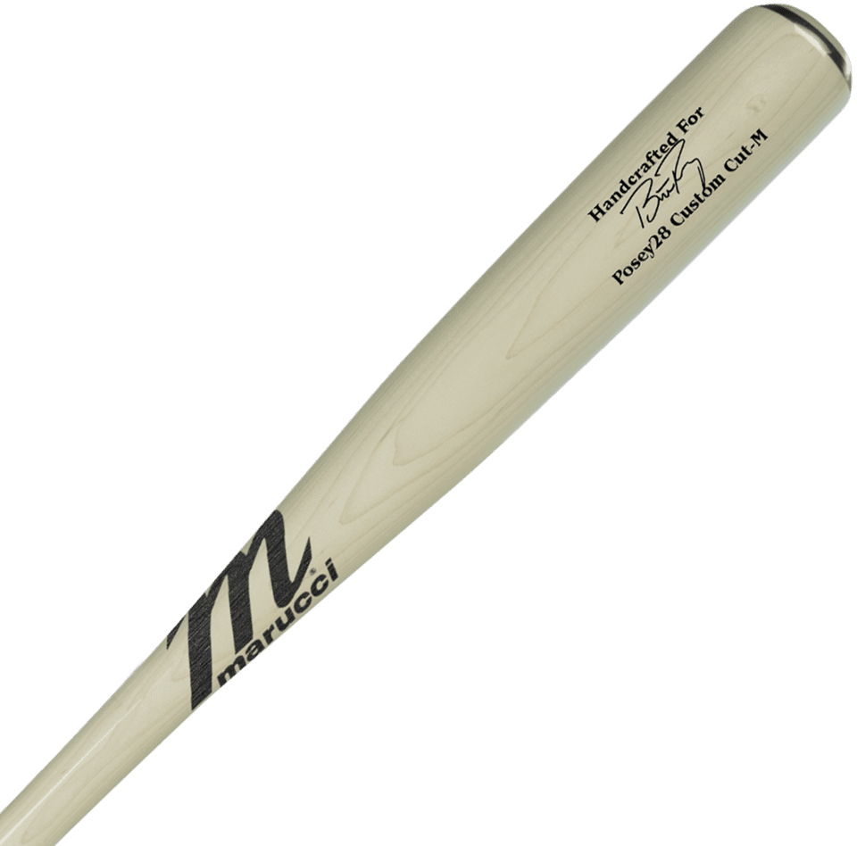 Marucci Buster Posey Maple Pro Model Maple Bat - Whitewash - HIT a Double