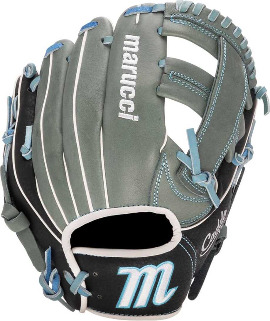 Marucci Caddo Youth Fastpitch 11.00" Utility Glove - Gray Black - HIT a Double