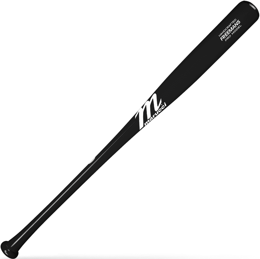 Marucci Freddie Freeman 'Freeman5' Pro Model Maple Bat - Black - HIT a Double