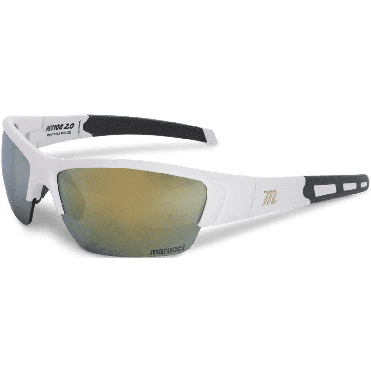 Marucci MV108 2.0 Performance Sunglasses - Matte White Gold - HIT a Double
