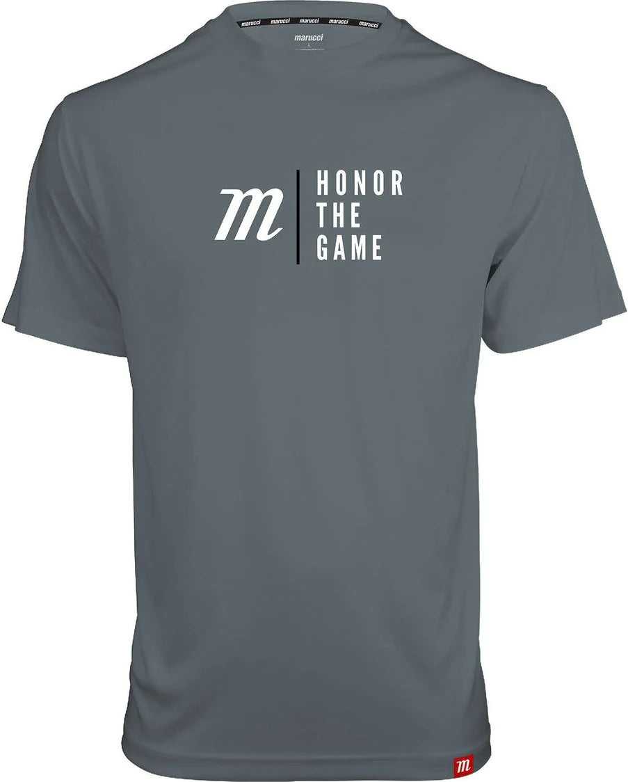 Marucci Honor the Game Performance Short Sleeve Tee - Gray - HIT a Double