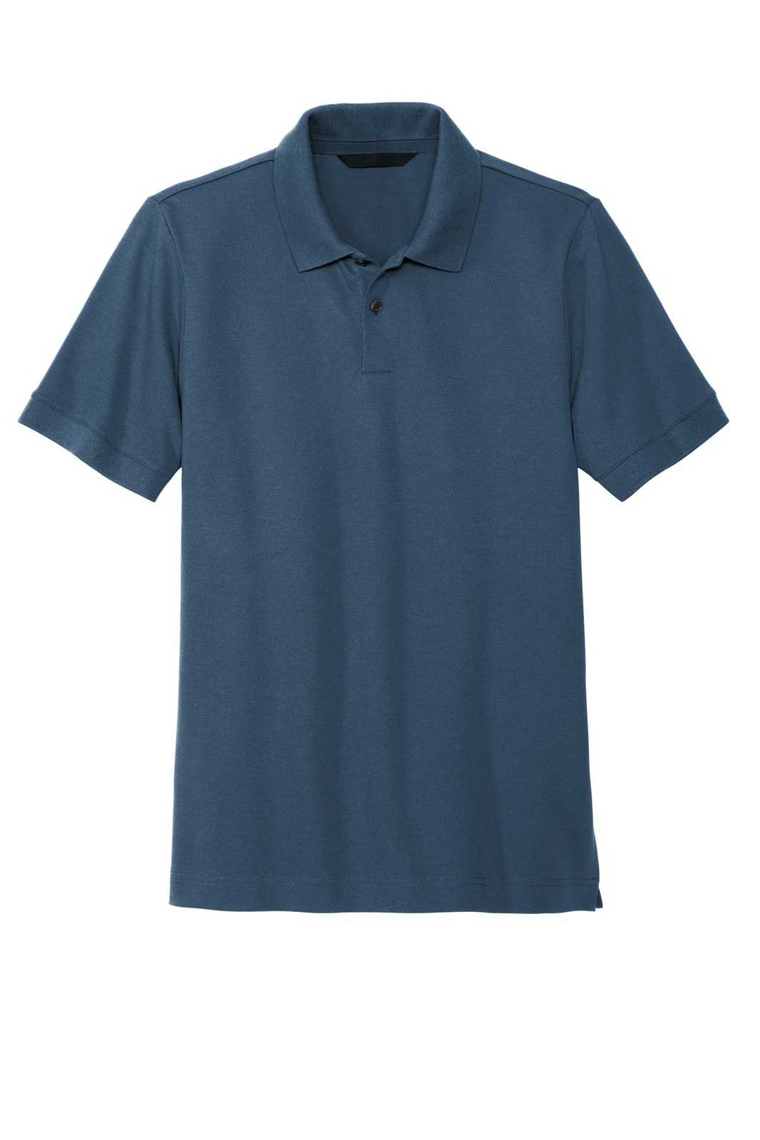 Mercer+Mettle MM1000 Stretch Heavyweight Pique Polo - Insignia Blue - HIT a Double - 2