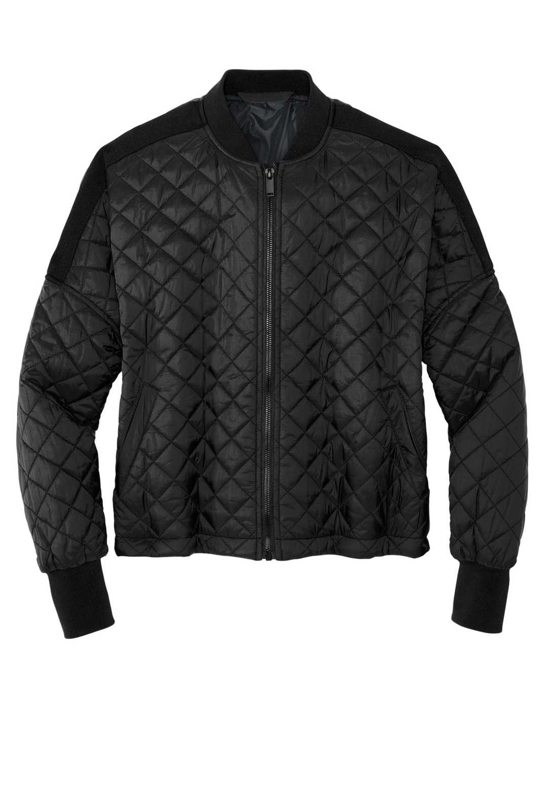 Mercer+Mettle MM7201 Women's Boxy Quilted Jacket - Deep Black - HIT a Double - 1