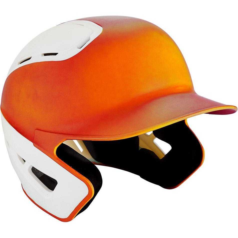 Mizuno B6 Batting Helmet 2Tone - Orange, White - HIT a Double