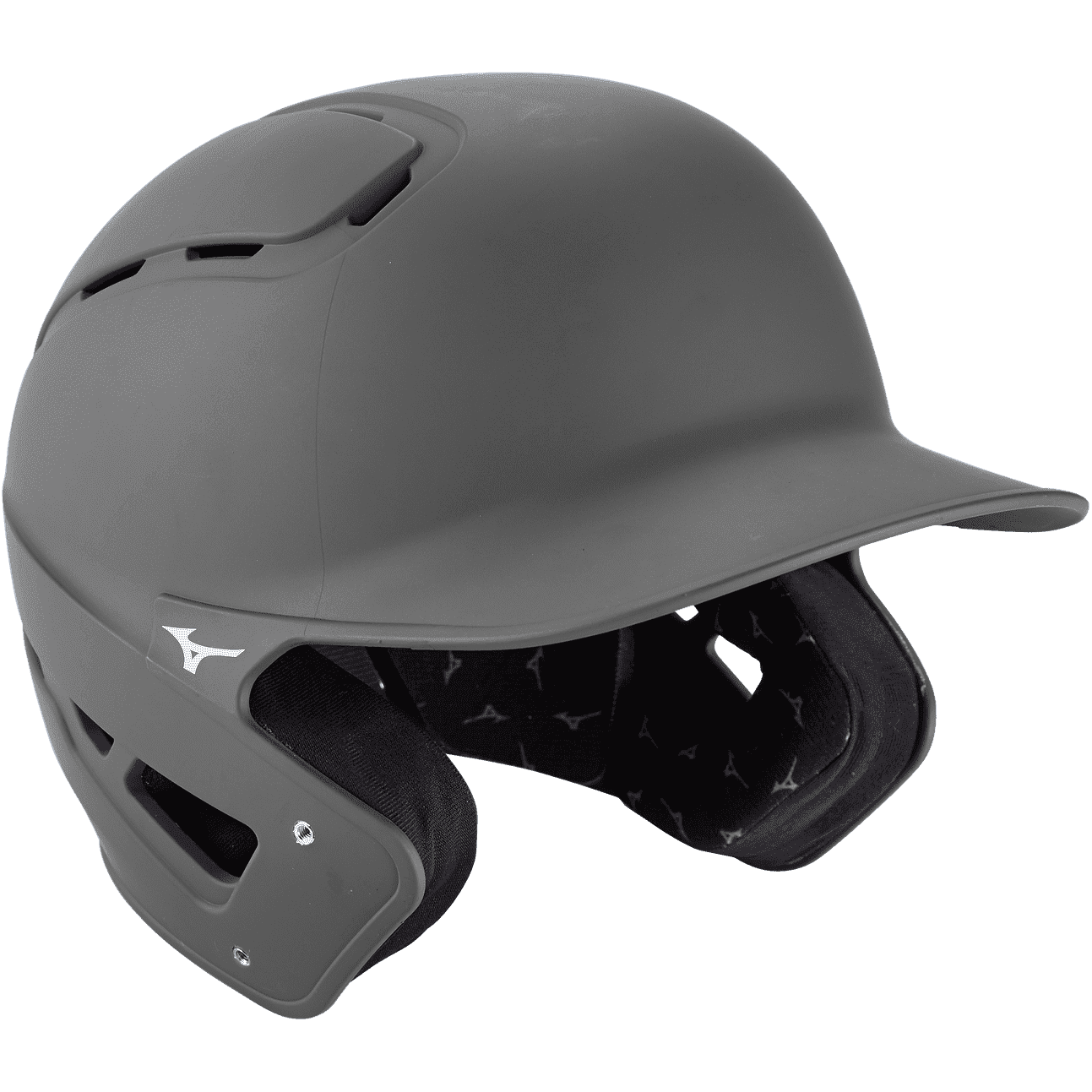 Mizuno B6 Batting Helmet Solid - Gray - HIT a Double