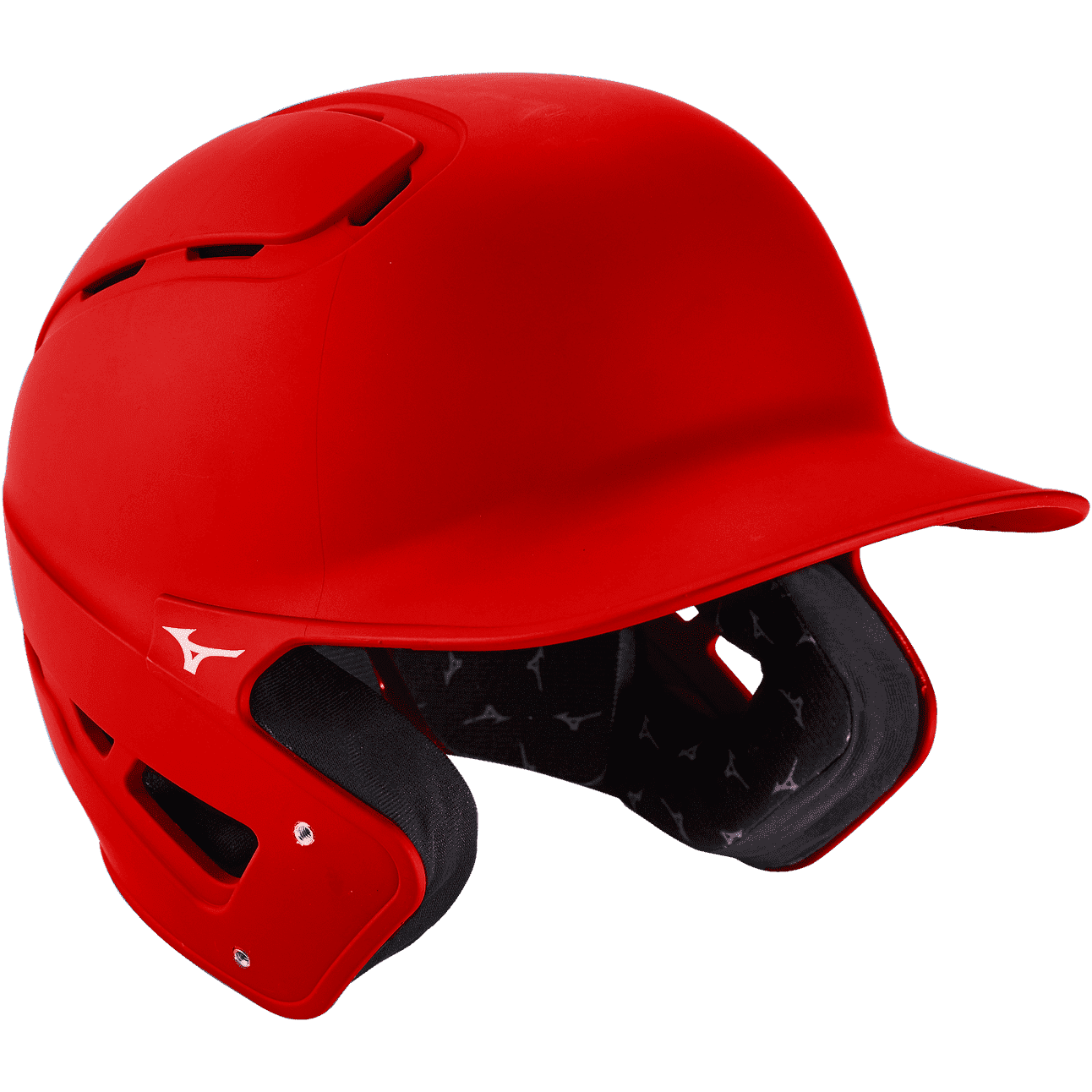 Mizuno B6 Batting Helmet Solid - Red - HIT a Double