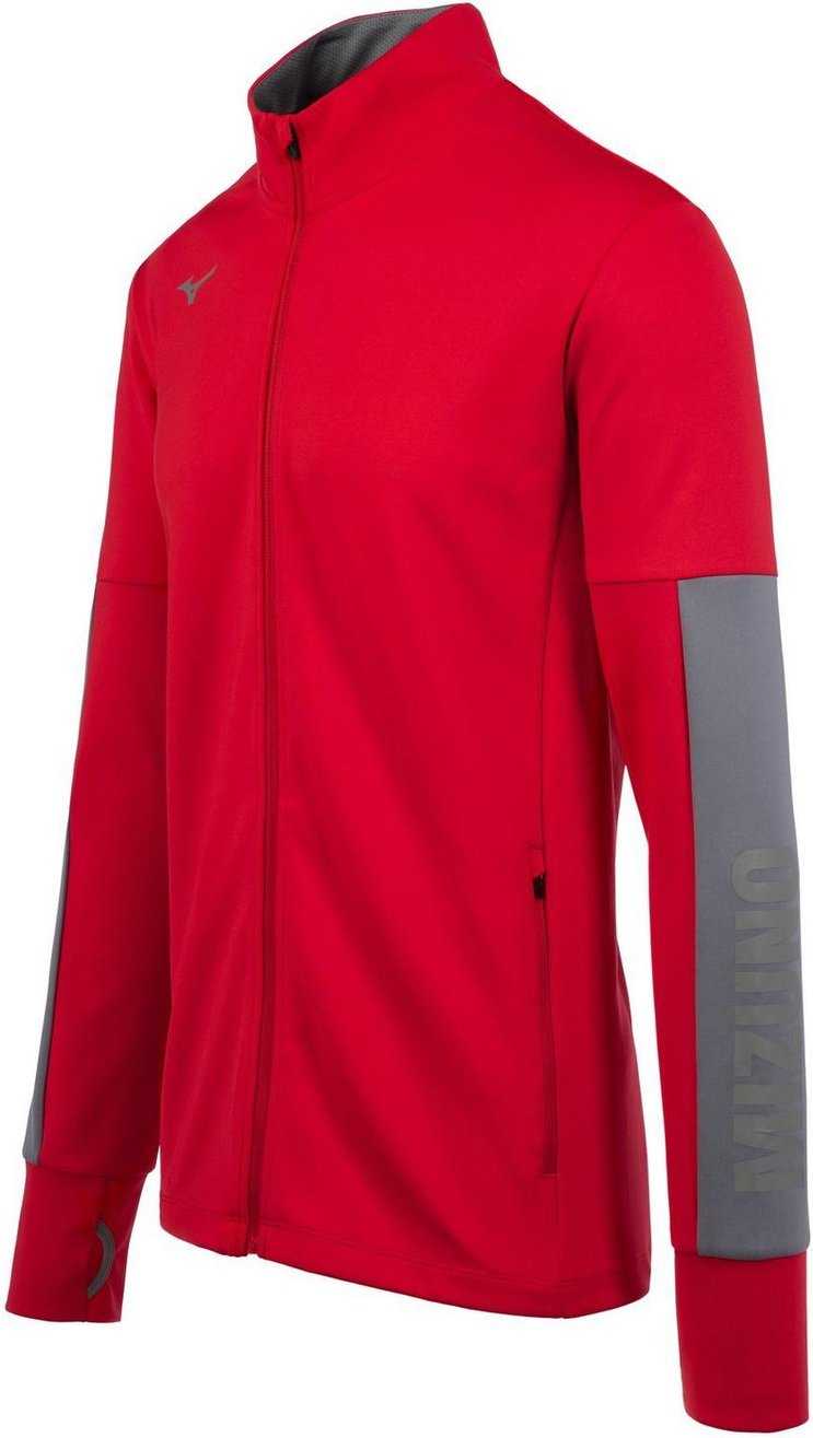 Mizuno Men's Alpha Quest Jacket - Red Shade - HIT a Double
