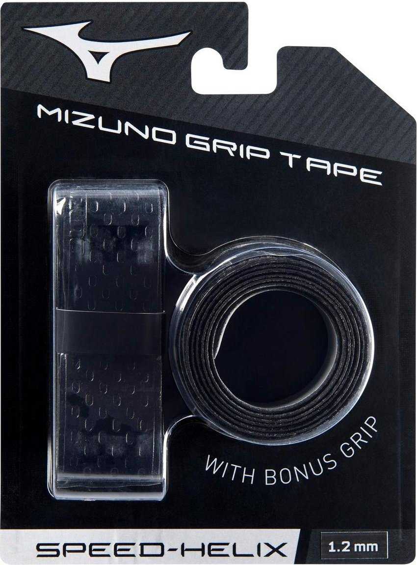 Mizuno Speed Helix Bat Grip Tape (2-Pack) 1.20Mm - Black - HIT a Double
